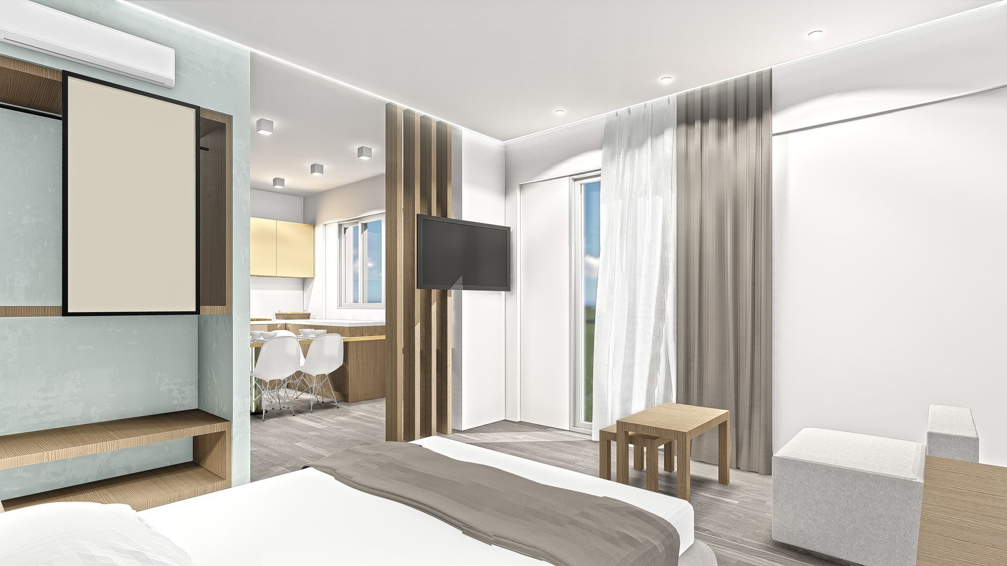Akalli Luxury Studios Ixiá Eksteriør bilde